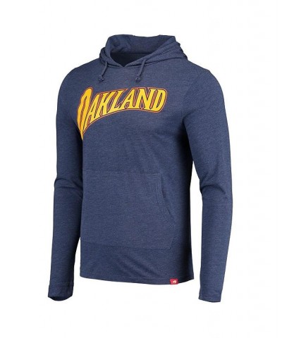 Men's Heathered Navy Golden State Warriors 2020/21 City Edition Rowan Tri-Blend Pullover Hoodie $35.69 Sweatshirt