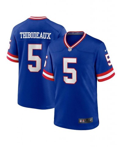 Men's Kayvon Thibodeaux Royal New York Giants Classic Player Game Jersey $44.94 Jersey