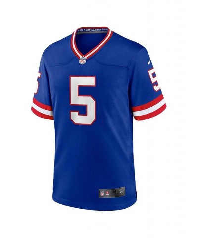 Men's Kayvon Thibodeaux Royal New York Giants Classic Player Game Jersey $44.94 Jersey