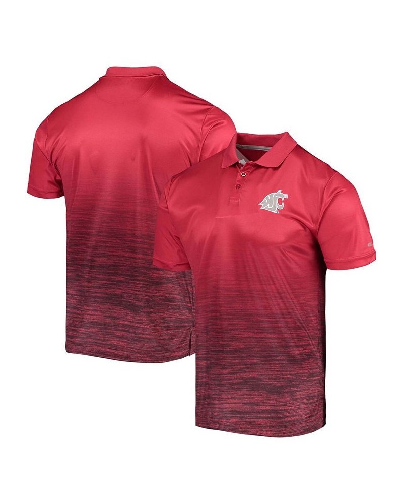 Men's Crimson Washington State Cougars Marshall Polo $33.05 Polo Shirts