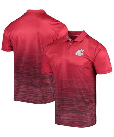 Men's Crimson Washington State Cougars Marshall Polo $33.05 Polo Shirts