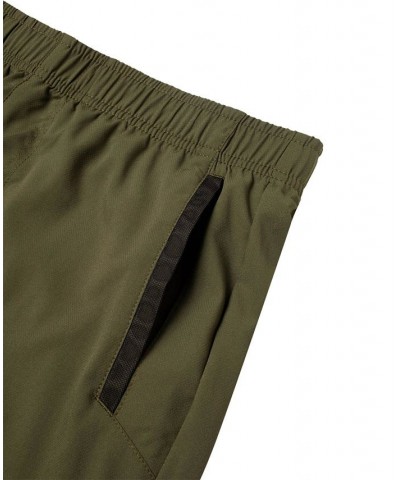 Men's Active Performance Yogger IV 17" Shorts with an Elastic Waistband Olive $27.72 Shorts