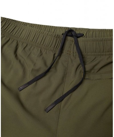 Men's Active Performance Yogger IV 17" Shorts with an Elastic Waistband Olive $27.72 Shorts