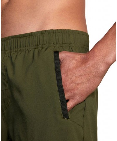 Men's Active Performance Yogger IV 17" Shorts with an Elastic Waistband Olive $27.72 Shorts