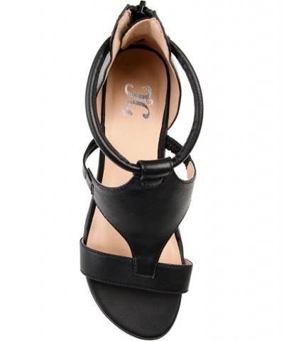 Women's Trayle Wedge Sandals Black $45.00 Shoes