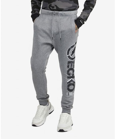 Men's Big and Tall Full Bloom Joggers Gray $23.78 Pants