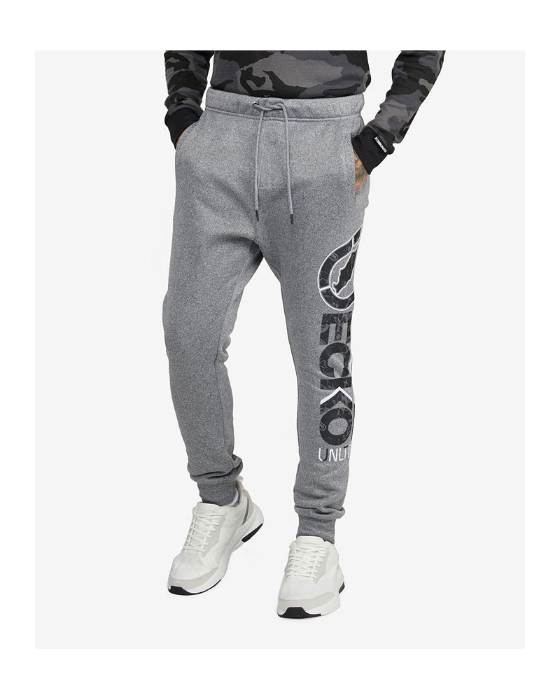 Men's Big and Tall Full Bloom Joggers Gray $23.78 Pants