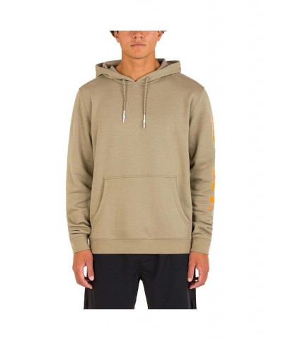 Men's Explore Ranger Fleece Pullover Hoodie Tan/Beige $18.28 Sweatshirt