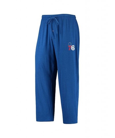 Men's Royal, Red Philadelphia 76ers Long Sleeve T-shirt and Pants Sleep Set $29.40 Pajama