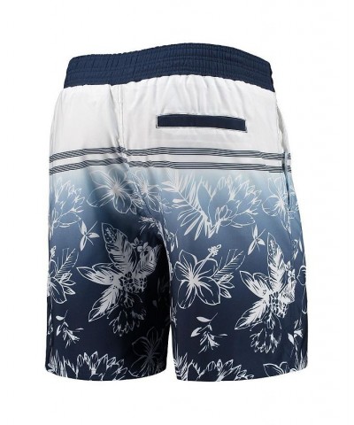 Men's Navy Tennessee Titans Island Volley Swim Shorts $25.84 Swimsuits