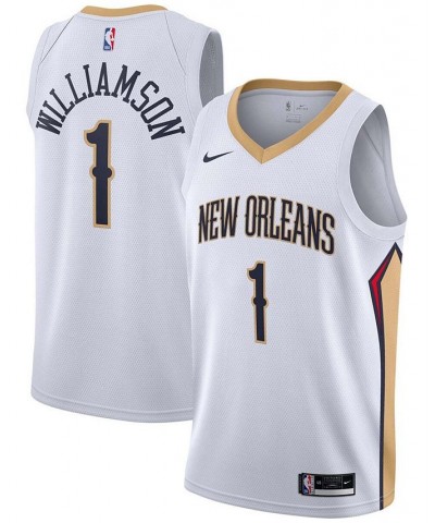 Men's Zion Williamson White New Orleans Pelicans 2020/21 Swingman Jersey - Association Edition $47.83 Jersey