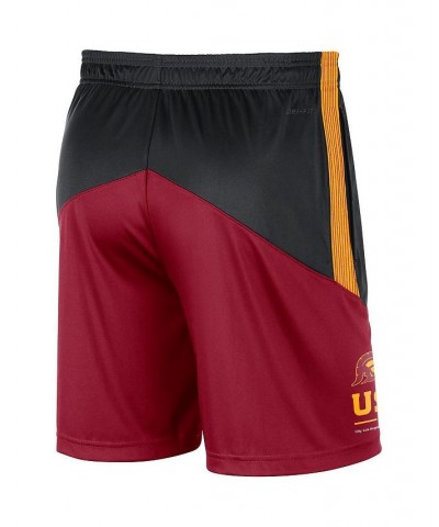 Men's Black, Cardinal USC Trojans Team Performance Knit Shorts $28.59 Shorts