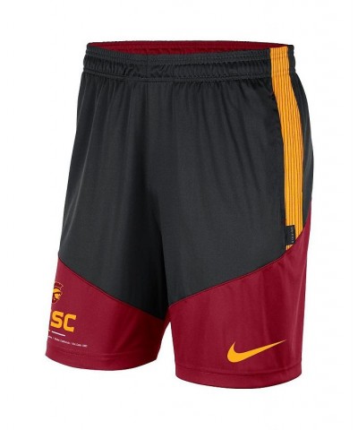 Men's Black, Cardinal USC Trojans Team Performance Knit Shorts $28.59 Shorts