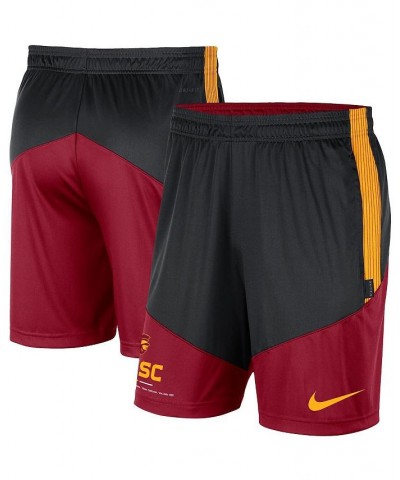 Men's Black, Cardinal USC Trojans Team Performance Knit Shorts $28.59 Shorts