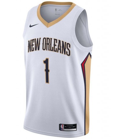 Men's Zion Williamson White New Orleans Pelicans 2020/21 Swingman Jersey - Association Edition $47.83 Jersey