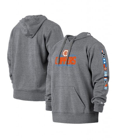 Men's Gray LA Clippers 2021/22 City Edition Big and Tall Pullover Hoodie $27.06 Sweatshirt