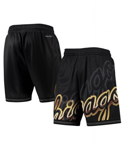 Men's Black Chicago Bulls Big Face 4.0 Fashion Shorts $43.34 Shorts