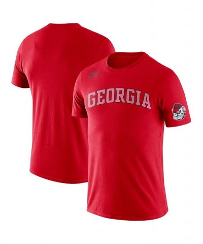 Men's Red Georgia Bulldogs Basketball Retro 2-Hit T-shirt $16.00 T-Shirts