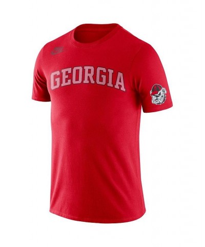 Men's Red Georgia Bulldogs Basketball Retro 2-Hit T-shirt $16.00 T-Shirts