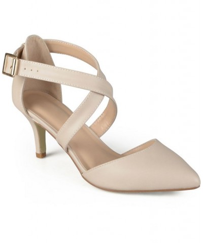 Women's Riva Crisscross Heels Nude $36.90 Shoes