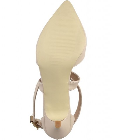 Women's Riva Crisscross Heels Nude $36.90 Shoes