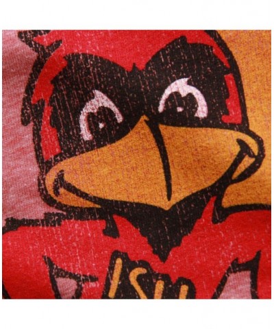 Men's Heather Cardinal Iowa State Cyclones Vintage-Like Tri-Blend T-shirt $22.50 T-Shirts