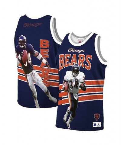 Men's Walter Payton Navy Chicago Bears Retired Player Tank Top $45.04 T-Shirts