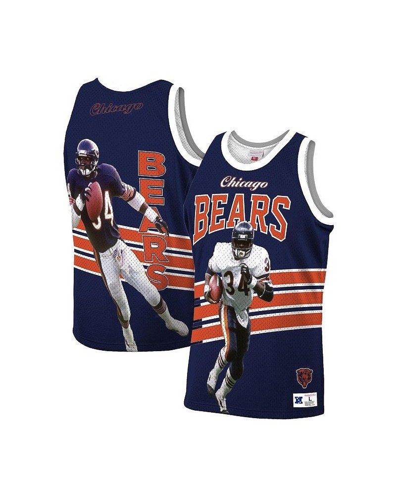 Men's Walter Payton Navy Chicago Bears Retired Player Tank Top $45.04 T-Shirts