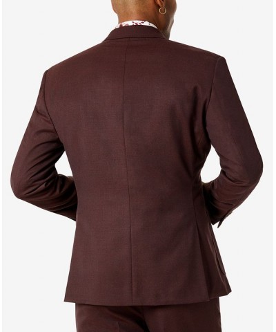 Men's Classic-Fit Wool Suit Jacket Brick Window $57.60 Suits