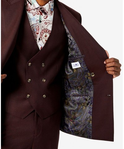 Men's Classic-Fit Wool Suit Jacket Brick Window $57.60 Suits