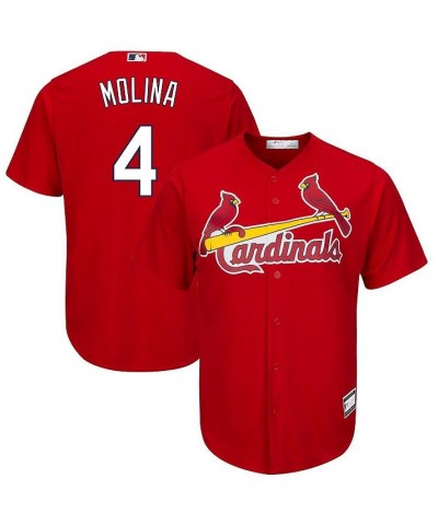 Men's Yadier Molina Red St. Louis Cardinals Big and Tall Replica Player Jersey $55.90 Jersey