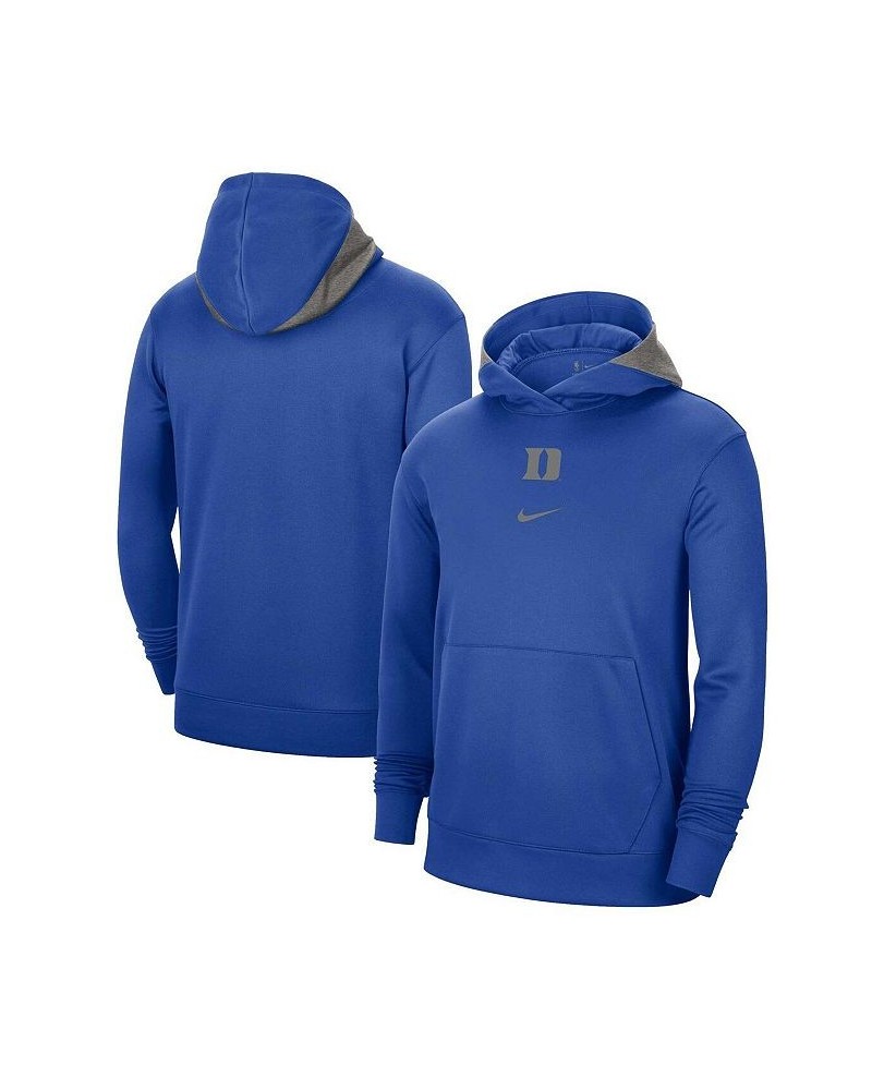 Men's Royal Duke Blue Devils Team Basketball Spotlight Performance Pullover Hoodie $30.38 Sweatshirt