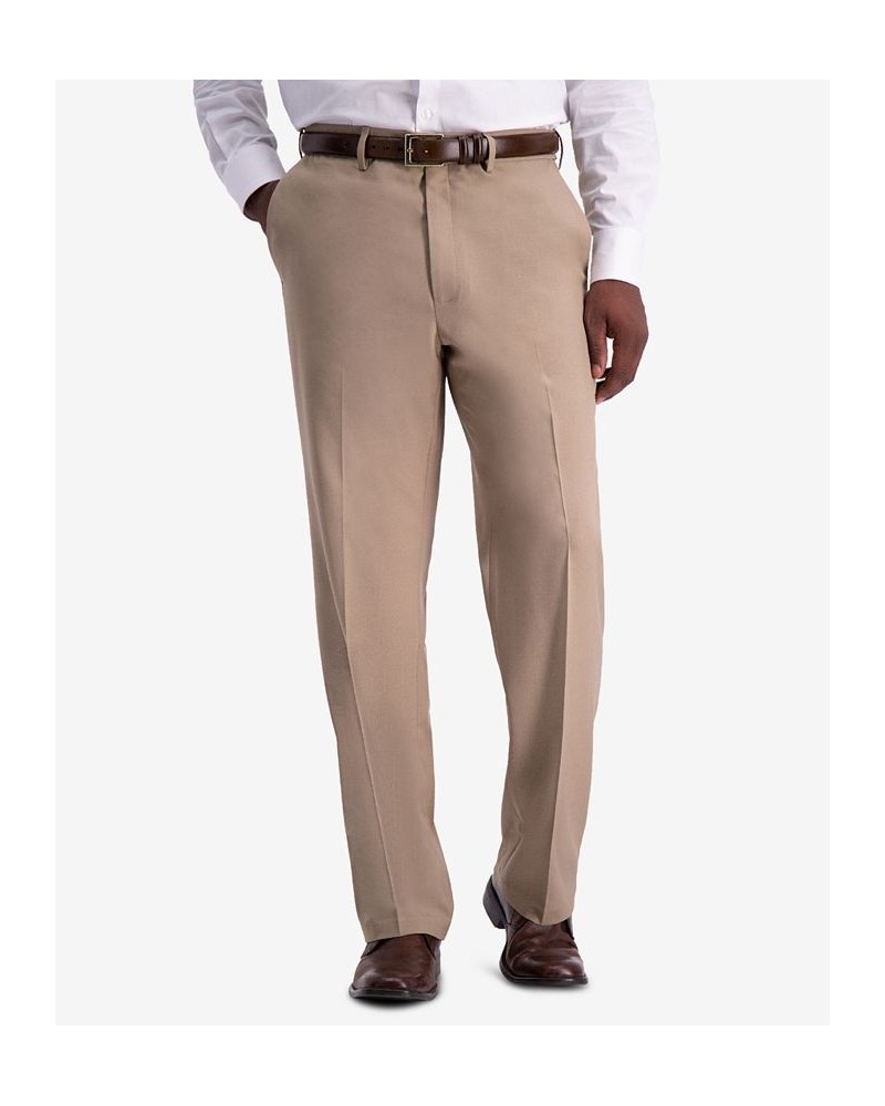 Men's Premium Comfort Stretch Classic-Fit Solid Flat Front Dress Pants PD03 $25.30 Pants