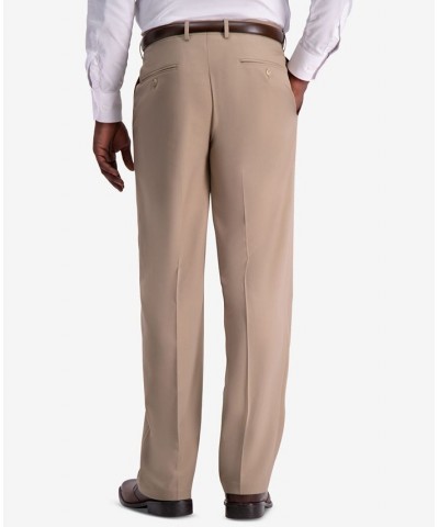 Men's Premium Comfort Stretch Classic-Fit Solid Flat Front Dress Pants PD03 $25.30 Pants