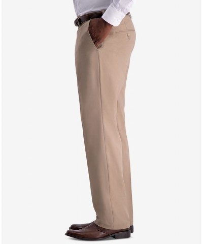 Men's Premium Comfort Stretch Classic-Fit Solid Flat Front Dress Pants PD03 $25.30 Pants