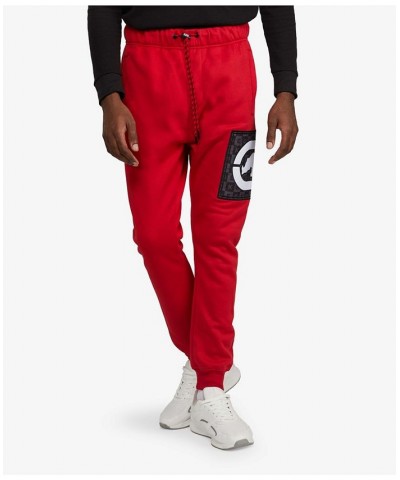 Men's Big and Tall Stonehelm Joggers Red $25.52 Pants