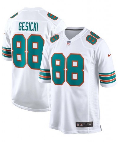 Men's Mike Gesicki White Miami Dolphins Alternate Game Jersey $34.24 Jersey