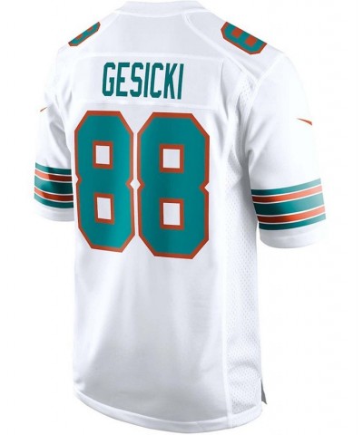 Men's Mike Gesicki White Miami Dolphins Alternate Game Jersey $34.24 Jersey