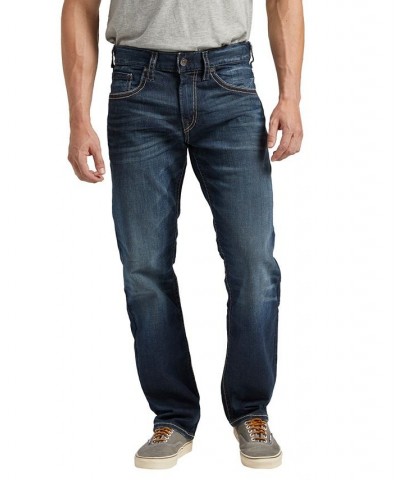 Men's Eddie Relaxed Fit Taper Jeans Blue $36.09 Jeans