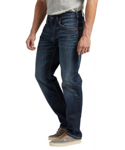 Men's Eddie Relaxed Fit Taper Jeans Blue $36.09 Jeans