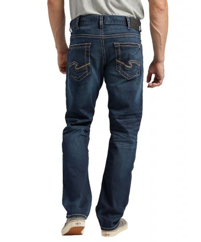 Men's Eddie Relaxed Fit Taper Jeans Blue $36.09 Jeans