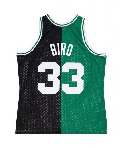 Men's Larry Bird Kelly Green, Black Boston Celtics Big and Tall Hardwood Classics 1985-86 Split Swingman Jersey $69.00 Jersey