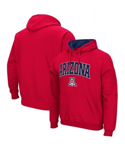 Men's Red Arizona Wildcats Arch Logo 3.0 Pullover Hoodie $34.19 Sweatshirt