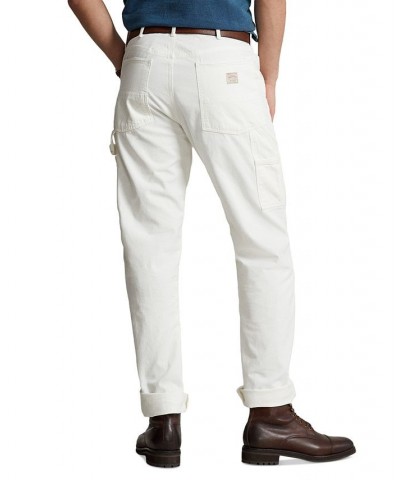 Men's Classic-Fit Cotton Carpenter Jeans White $81.12 Jeans