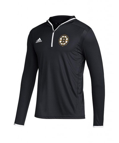 Men's Black Boston Bruins Team Long Sleeve Quarter-Zip Hoodie T-shirt $24.00 T-Shirts