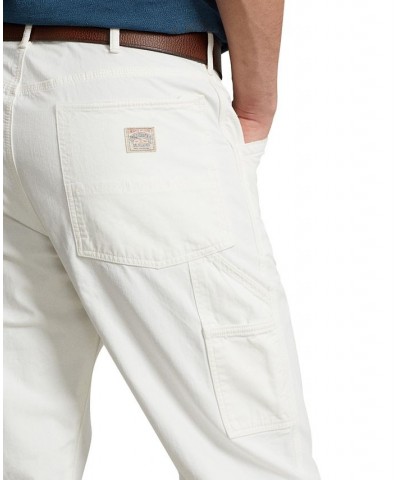 Men's Classic-Fit Cotton Carpenter Jeans White $81.12 Jeans