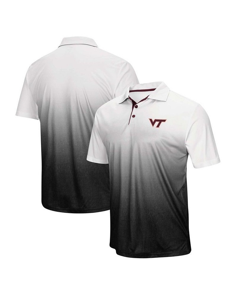 Men's Gray Virginia Tech Hokies Magic Team Logo Polo Shirt $18.40 Polo Shirts