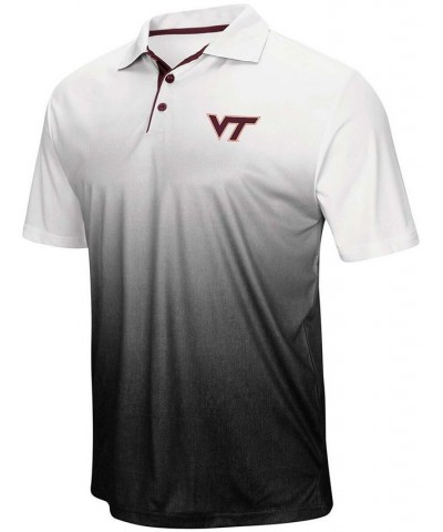 Men's Gray Virginia Tech Hokies Magic Team Logo Polo Shirt $18.40 Polo Shirts