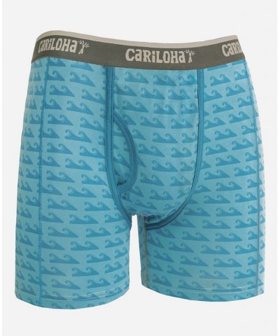 Men's Breathable Viscose from Bamboo Boxer Brief Blue $16.34 Underwear