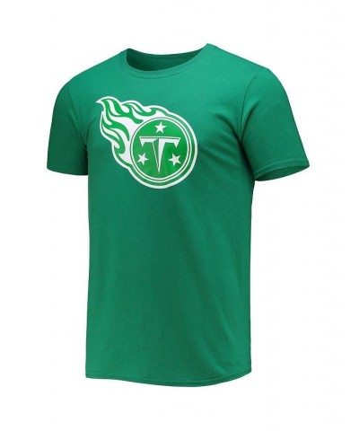 Men's Branded Derrick Henry Green Tennessee Titans St. Patrick's Day Icon Player T-shirt $17.33 T-Shirts